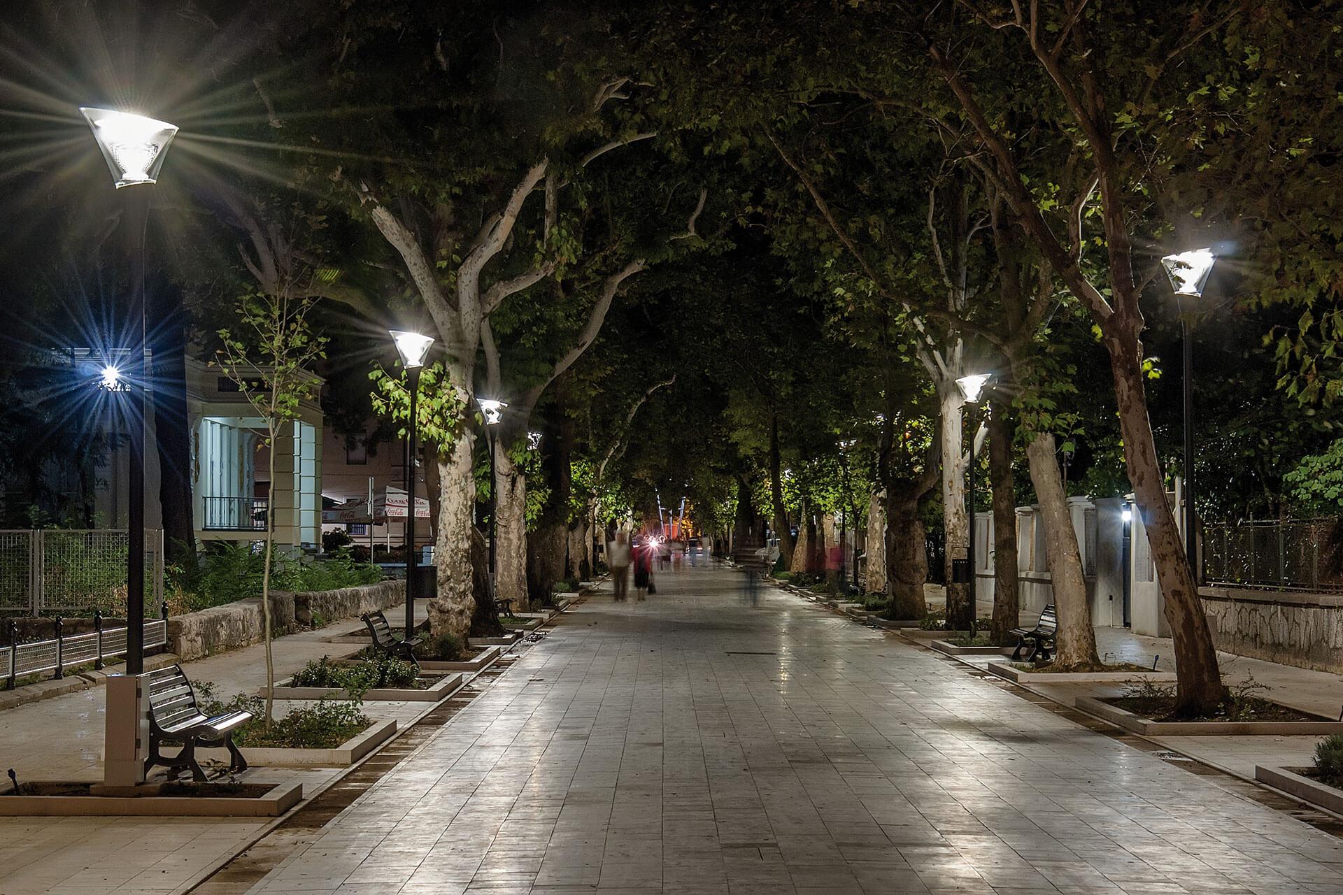 Calla LED creates an inviting nocturnal outdoor space for residents in Mostar while cutting energy consumption